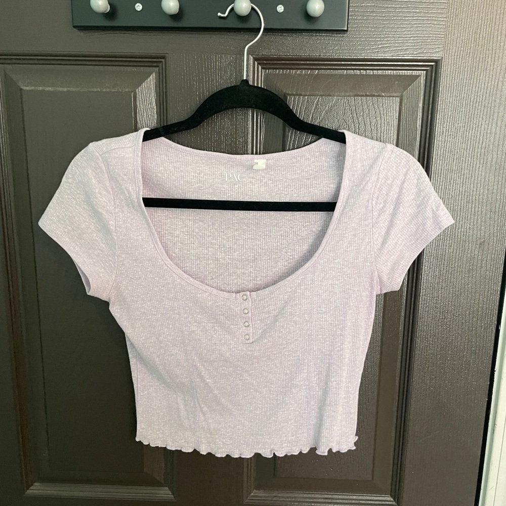 Purple baby tee